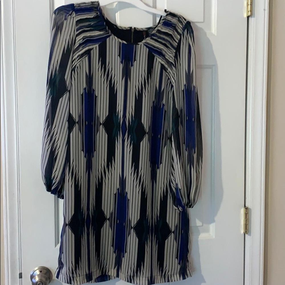 Long Sleeved Sheer Dress